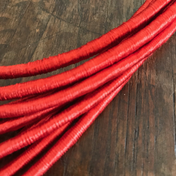 Stunning Red Rope Necklace - Picture 3 of 3